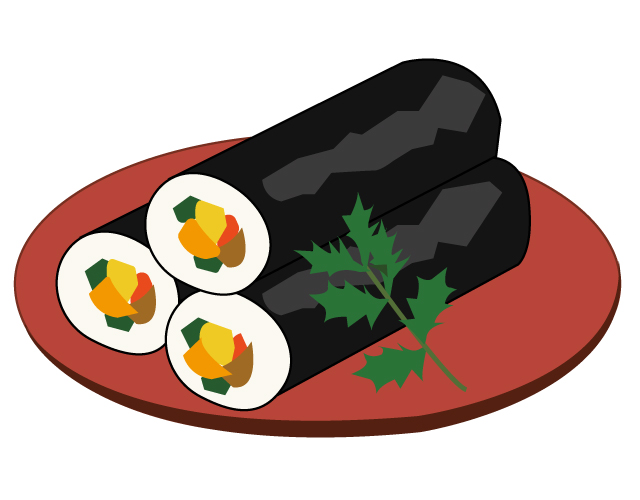 巻き寿司 イラスト素材パラダイス