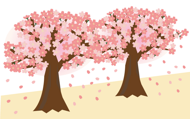 桜の木のイラスト イラスト素材パラダイス